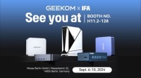 GEEKOM、ミニPCの多様なラインナップをIFA 2024で展示