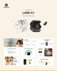 Hollyland、プロ志向の音質と優れたコスパを両立した、全く新しい設計のワイヤレスマイク「LARK A1」を発売