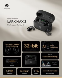 「最大限の自由、最大限のサウンド」：Hollyland、プロフェッショナル・レコーディングの基準を塗り替える革命的なワイヤレス・マイク・システムLARK MAX 2を発表