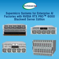 Supermicro、新しいNVIDIA RTX PRO 6000 Blackwell Server Edition GPU向けに最適化した20以上のシステムポートフォリオの受注を開始、エンタープライズAIファクトリーの導入を加速