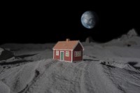 The Moonhouse：月面初の家 - スウェーデンの赤いコテージが6月5日に着陸予定