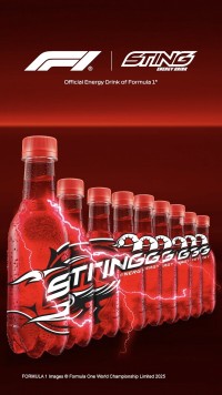 スピードのサウンド：PepsiCo Energy DrinkのSting Energy®がFormula 1®のコースに登場