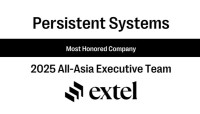 Persistent、Extelのアジア・エグゼクティブ・チーム調査（Asia Executive Team Survey）において2年連続で高評価を獲得