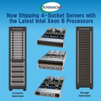 Supermicro、Intel Xeon 6プロセッサをベースにした、要求の厳しいエンタープライズ、データベース、ミッションクリティカルなワークロード向けの高性能4ソケットX14サーバの出荷を開始