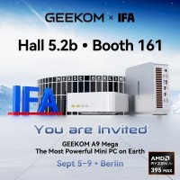 GEEKOM、IFA 2025で世界最強のAIミニPCを発表