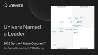 Univers、2025 Gartner® Magic Quadrant™ グローバル産業向けIoTプラットフォーム分野においてリーダーに選出