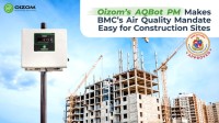 OizomのAQBot PM、建設現場におけるBMCの大気質管理義務への対応をスムーズに実現