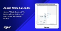Gartner®のBusiness Orchestration and Automation Technologies (BOAT)分野における初版Magic Quadrant™において、Appianがリーダーとして評価