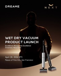 Dreame、世界中で急成長を遂げるべく、シリコンバレーで最新の乾湿両用掃除機のイノベーションを発表