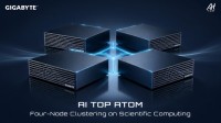 GIGABYTE、科学計算分野におけるAI TOP ATOM 4ノードクラスタリングを実演