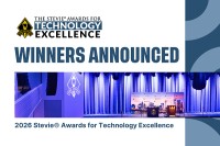 第3回スティービー賞テクノロジー・エクセレンス部門（Stevie® Awards for Technology Excellence）受賞者を発表