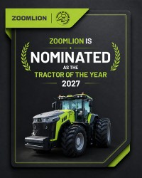 Zoomlionのハイブリッドトラクター「DV3504」、トラクター・オブ・ザ・イヤー2027（TOTY 2027）の2部門で最終候補入り、中国製高馬力農業機械分野で画期的成果