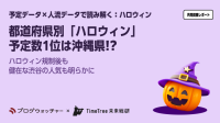 「ハロウィン」を最も楽しんでいる地域は沖縄県!? 都道府県別ハロウィン予定データを分析