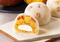 東京 自由が丘 亀屋万年堂 10月限定大福「濃厚バターお芋大福」 さつまいも3種＋じゅわっと溶ける国産フレッシュバターの絶品マリアージュ