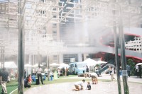 渋谷に“涼める公園”が出現　ミストや氷彫刻で気候変動対策体験　「GREEN COOL PARK at SHIBUYA」