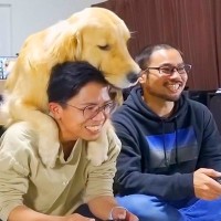 大型犬の前で『ゲームに夢中になった』結果…どうしても構ってほしい『必死すぎる姿』が可愛いと56万再生「アピールがｗ」「大好きなのね」