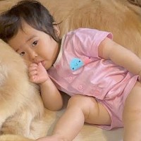 少しだけ洗面所に行ったら、赤ちゃんと犬たちが…カメラが捉えた『尊すぎる光景』が45万再生「めっちゃ優しくて素敵」「最高の家族」と反響