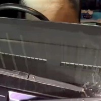 秋田犬と一緒にドライブ→ほんの少し、車内で待ってもらった結果…戻った時の『思わずニヤける光景』に反響「運転しそうｗｗ」「お利口さん」