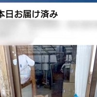Amazonの置き配で『お届け完了通知』が来たので確認→もはや商品がメインではない『まさかの光景』に反響「守ってるｗ」「写ってなくて草」