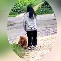 小学生の女の子が『初めて1人で犬の散歩』に行った結果→心配なので、こっそり尾行したら…予想外の光景に反響「頼もしいね」「バレバレで草」