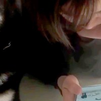 スマホに夢中のお姉ちゃん→犬が『撫でて』とアピールしても、気付いてくれなくて…可愛すぎる『最終手段』に反響「なんて尊い」「無理可愛い」