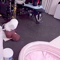 1分間だけ『17歳のおばあちゃん犬』から目を離した結果→洗い物を終え、部屋に戻ってみると…まさかの光景が75万再生「愛おしい」「大冒険だ」