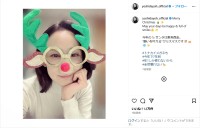 吉田羊、トナカイのメガネ姿でクリスマスショット公開！「めっちゃ似合う」「お茶目でかわいい」