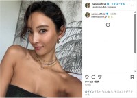 菜々緒、美肌際立つ最新ショット公開！「見惚れちゃうました」「ドキッとする美しさ」