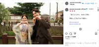 山本舞香、着物姿で小関裕太とのオフショット公開！「かわいいがすぎる」「素敵な笑顔」