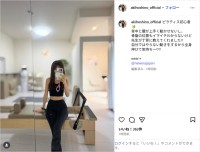 ほしのあき、トレーニングウェア姿の美ボディショット公開！「全身伸びて気持ち〜」