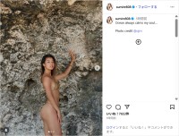 すみれ、美ボディ際立つビキニショット公開！「ナイスバディ」「海の女神」
