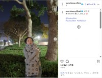 広瀬すず、ルイ・ヴィトンのマフラーコーデ公開！「銀河系最強可愛い！！」「美しすぎ」