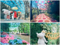 ムーミンバレーパーク、全長200mの彩り豊かなアンブレラスカイが登場「ムーミン谷とアンブレラ」4月11日より開催！