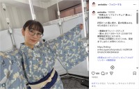時東ぁみ、涼しげな浴衣ショット公開！「似合う」「可愛さ全開」